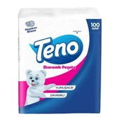 Teno Peçete 22,5 cm. x 26,5 cm. % 100 Selüloz 3 Koli (96 Paket) (50001458) - 2