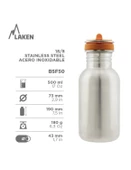 Laken  Şişe  ACERO T.FLOW 0,5L ECO Paslanmaz Çelik thumbnail 2