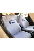 Adıfeks Tofaş Opar Beyaz Oto Koltuk Servis Kılıfı Pratik Ön Arka Set - 2
