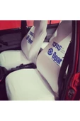 Adıfeks Tofaş Opar Beyaz Oto Koltuk Servis Kılıfı Pratik Ön Arka Set - 1