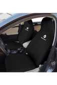Adıfeks Renault Broadway Siyah Koltuk Kılıfı Servis Kılıfı Pratik Ön Arka Set - 1