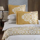 Hobby Serenity Gold - Poplin Çift Kişilik Nevresim Takımı - 3