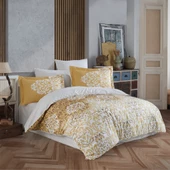 Hobby Serenity Gold - Poplin Çift Kişilik Nevresim Takımı - 1