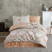 Hobby Diana Kahve - Poplin Studio Tek Kişilik Nevresim Takımı - 1