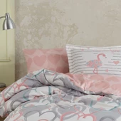 Hobby Diana Gri - Poplin Studio Tek Kişilik Nevresim Takımı thumbnail 2