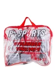 Kırmızı F-sports Kırmızı Ayarlabilir 2+2 Işıklı Metal Alıştırma Pateni Çocuk Pateni Tek Sıra 4 - 5