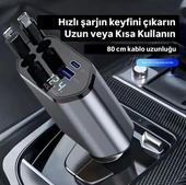 USB C TypeC Apple Araç Şarj Aleti,4'ü 1 Arada Hızlı Şarj Araç Güç Adaptörü | 66W Araç USB Şarj CihazıOff-Road Araçlar, A thumbnail 4