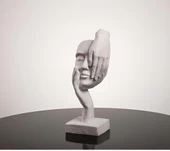 soyut yüz biblo - 2