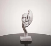 soyut yüz biblo - 4