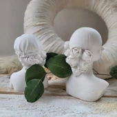 2li kız biblo, kadın figürlü dekoratif obje - 6