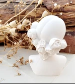 2li kız biblo, kadın figürlü dekoratif obje - 3