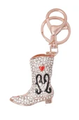 Kristal Taşlı Kadın Çizme Anahtarlık Beyaz No.3 thumbnail 5