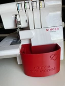 Singer Overlok Çöp Kutusu Fire Kabı XL Kişiye Özel Kırmızı 14SH654 14SH754 14HD854 HD0405S S010L - 4
