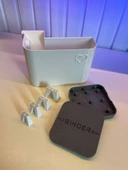 Büyük Dikiş Seti-Singer overlok çöp kutusu-Singer masura kutusu-Biye seti - 2