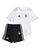 Beşiktaş Orijinal Lisanslı Bebek Forma Şort 2'li Set Hediyelik Ahşap Kutulu - 4