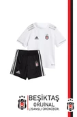 Beşiktaş Orijinal Lisanslı Bebek Forma Şort 2'li Set Hediyelik Ahşap Kutulu - 2