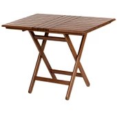 Atina 60X100 Katlanabilir Ahşap Bahçe Balkon Masası - 1