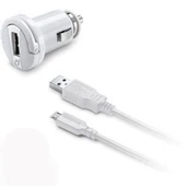 Cellularline Micro USB Araç Şarjı 2A(Kablo+Adaptör) - 1