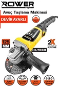 Rowemax Alman Stark 99965VFX 115 Mm Devir Ayarlı Spiral Avuç İçi Kesme Ve Taşlama Makinesi - 2