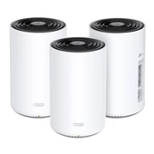 Tp-Link Deco PX50 3'lü Paket AX3000+G1500 Roter Bütün Ev Powerline Mesh WiFi Sistemi - 1