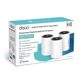 Tp-Link Deco PX50 3'lü Paket AX3000+G1500 Roter Bütün Ev Powerline Mesh WiFi Sistemi - 5