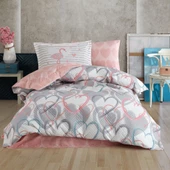 Hobby Diana Gri Tek kişilik Kapitone Nevresim Takımı thumbnail 1