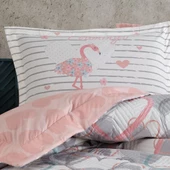 Hobby Diana Gri Tek kişilik Kapitone Nevresim Takımı thumbnail 2