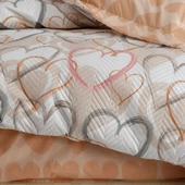 Hobby Diana Kahve Tek kişilik Kapitone Nevresim Takımı - 3