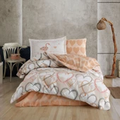 Hobby Diana Kahve Tek kişilik Kapitone Nevresim Takımı - 1