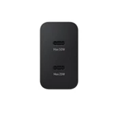 Samsung EP-T5020X 50W Type-C Çift Çıkışlı Kablolu Hızlı Şarj Adaptörü Siyah Samsung Türkiye Garantili - 4