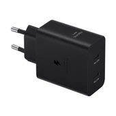 Samsung EP-T5020X 50W Type-C Çift Çıkışlı Kablolu Hızlı Şarj Adaptörü Siyah Samsung Türkiye Garantili - 2