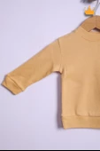 Babyhola %100 Pamuk Düğmeli Sweat Düğmeli Pantolon Takım 236312 - 8