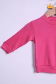 Babyhola %100 Pamuk Düğmeli Sweat Düğmeli Pantolon Takım 236312 - 9