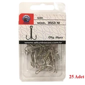 DFT 3553 3lü Olta İğnesi 25'li Paket - 2