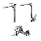 Newarc Slim Çanak Lavabo,Banyo,Evye Batarya Set - 1