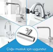 QASUL 360° Akrobat 4 Farklı Modlu Su Tasarruflu Fonksiyonel Krom Akrobat Musluk Batarya Başlığı - 3