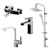 Newarc Aqua Lavabo,Banyo,Evye Bataryası, Sky Duş Ünitesi Set - 1