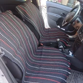 Terletmez Oto Kilim Ön 2 Pilot Ve Arka Koltuk Serme 3 Lü Takım %100 Pamuk thumbnail 6