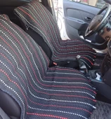 Terletmez Oto Kilim Ön 2 Pilot Ve Arka Koltuk Serme 3 Lü Takım %100 Pamuk thumbnail 1