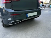 VW Golf 8.5 Krom Egzoz Görünümü Difüzör 4 Prç. 2020 Üzeri - 1