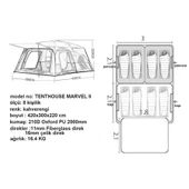 Tenthouse Marvel II 8 Kişilik Kamp Çadırı - 5