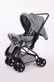 Jusso Dido Comfort Line Çift Yönlü Bebek Arabası Gri - 1