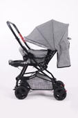 Jusso Dido Comfort Line Çift Yönlü Bebek Arabası Gri - 3