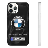 iPhone 12 Pro İçin Kişiye Özel BMW Logolu ve İsim Yazılı Premium Telefon Kılıfı - 2