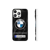 iPhone 13 Pro İçin Kişiye Özel BMW Logolu ve İsim Yazılı Premium Telefon Kılıfı - 2