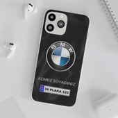 iPhone 13 Pro Max İçin Kişiye Özel BMW Logolu ve İsim Yazılı Premium Telefon Kılıfı - 1