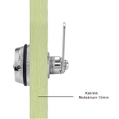Aletçantam Şifreli Dolap Çekmece Kilidi - Kapak kalınlığı maksimum 15mm - 3