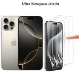 İphone 16 Pro Max Uyumlu Ön Body Ultra Ekran Koruyucu Şeffaf  Nano Jelatin - 1