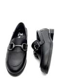 Venüs 2455201K Kadın Hakiki Deri Tokalı Loafer Ayakkabı - 4