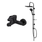 Newarc Domino Siyah Banyo Bataryası,Bold Duş Ünitesi - 1